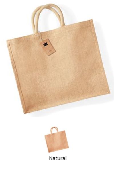 Westford Mill W408 Jute Jumbo Shopper  Westford Mill W408 Jute Jumbo Shopper